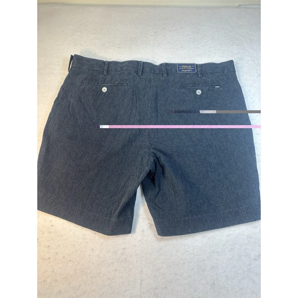 Polo Ralph Lauren Stretch Straight Fit Navy Blue Shorts Size 38 X 8 NWT $98MSRP